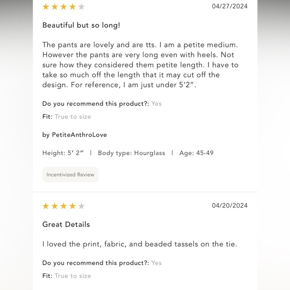 Farm Rio NWT fun S, or S petite wide leg lined pants, pockets, beaded tassels - Picture 3 of 16